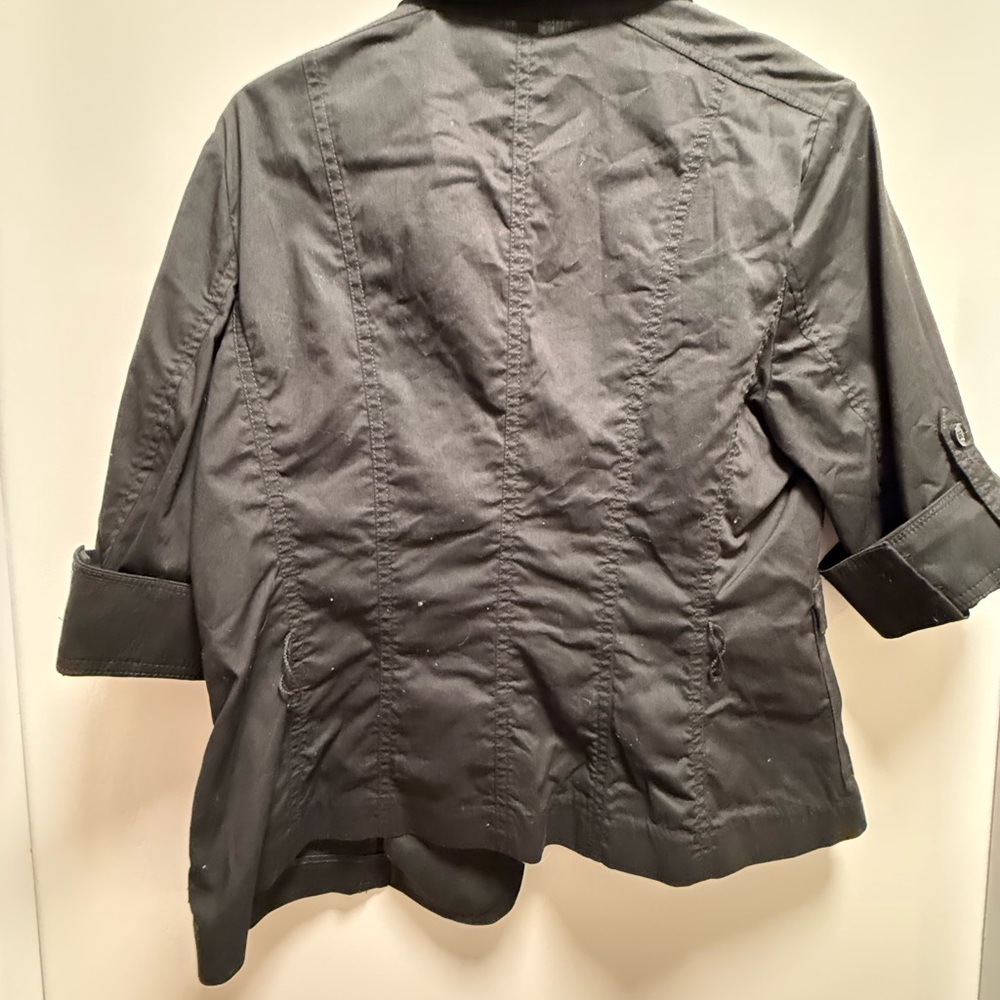 Black Button-Up Jacket - Picture 2 of 2